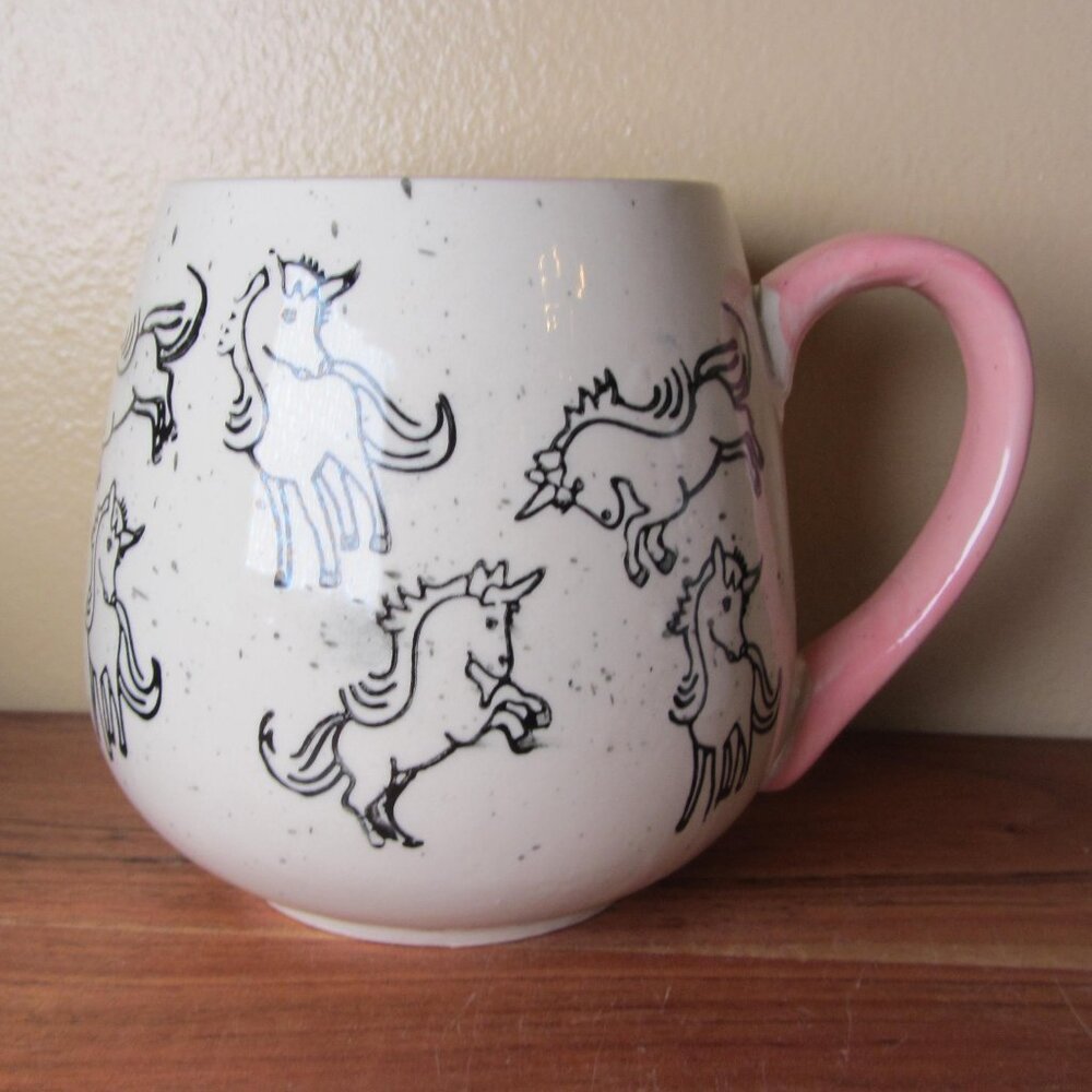 *BOGO mugs* 21 oz mug unicorns meritage (W6239)
